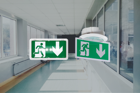 iluminação de emergência incêndio legrand